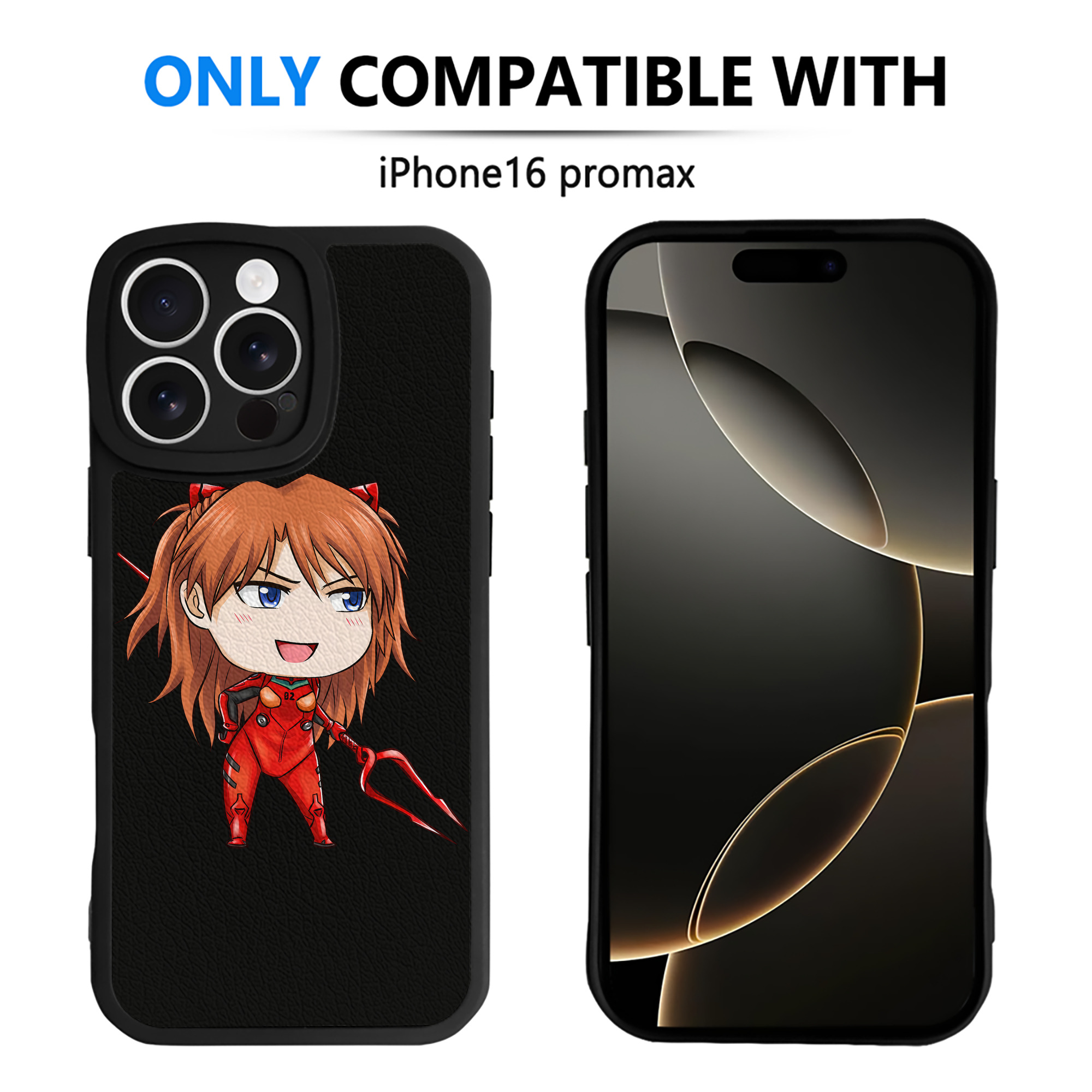 （画像用） EVA 新世紀エヴァンゲリオン 【iPhone 16シリーズ対応】シリコンスマホケース（レザー調） 材質：シリコン